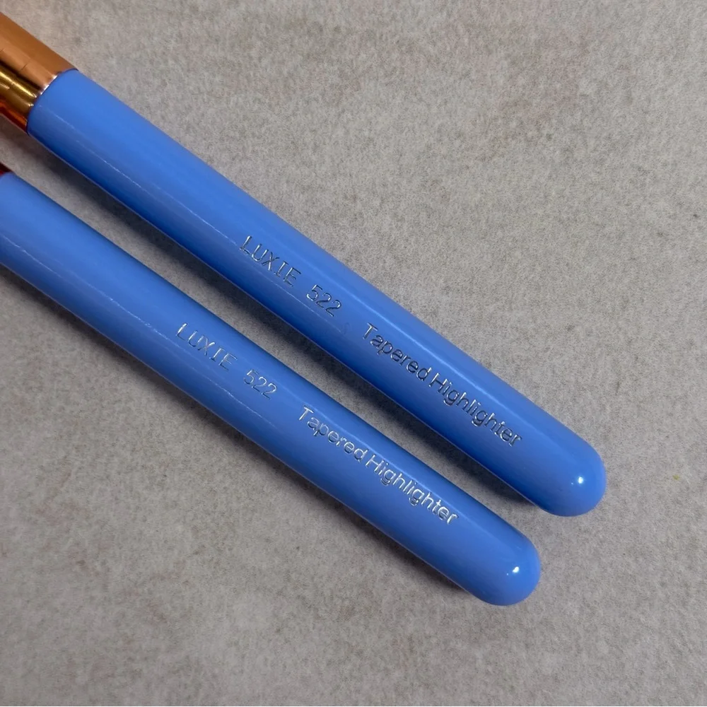 Luxie 522 Tapered Highlighter Brush Duo Set Makeup Brushes